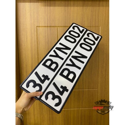 Appcity Dekor Plaka, Yazi Dekor Plaka, Isme Özel Plaka, Galeri Plakası